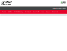 Tablet Screenshot of efco-motorgeraete.de